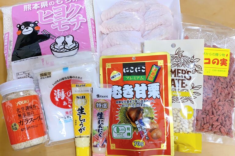 参鶏湯２
